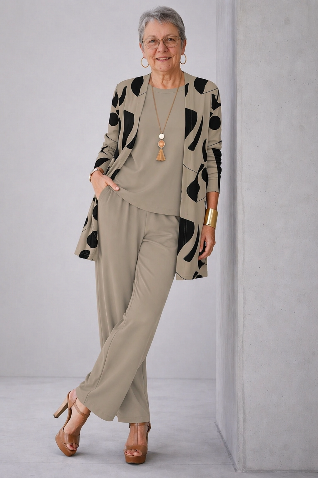 SHEILA | CONJUNTO ELEGANTE DE 3 PIEZAS