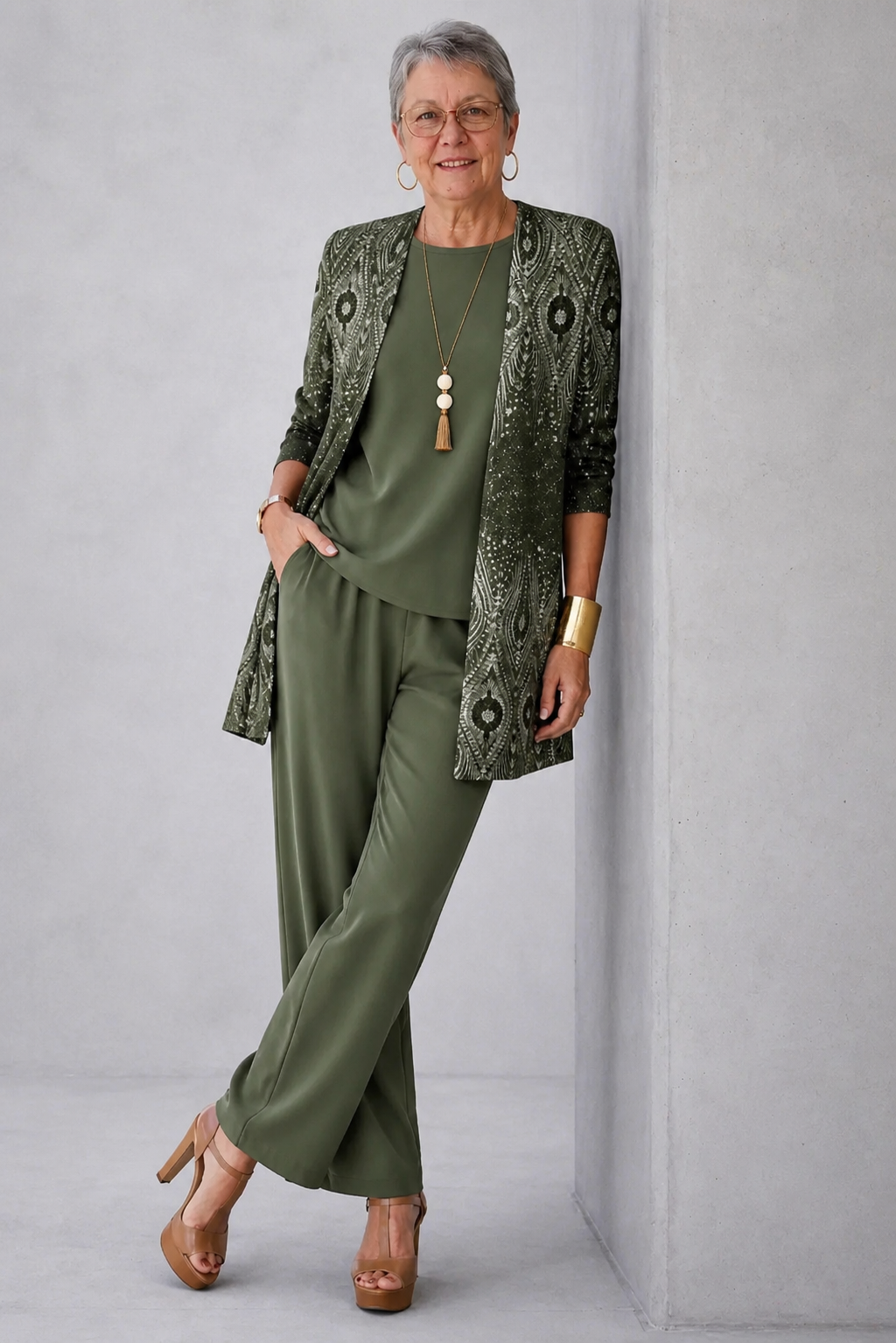 HANNELORE | CONJUNTO ELEGANTE DE 3 PIEZAS