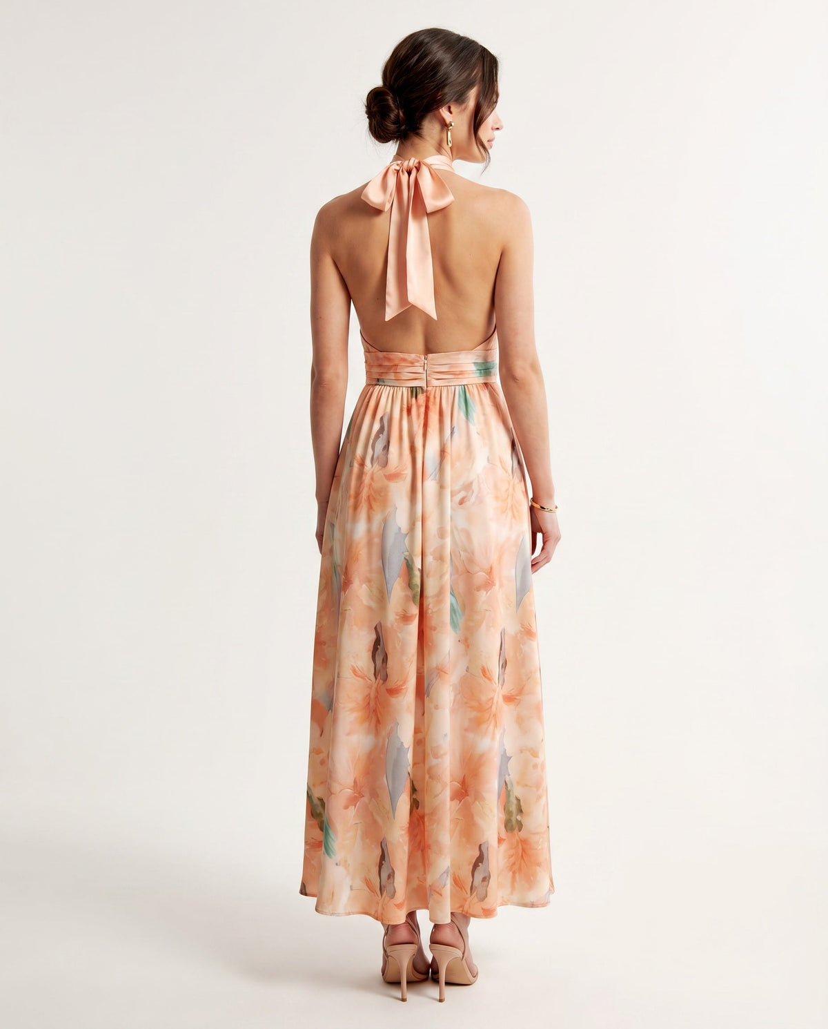 SOFÍA | VESTIDO ELEGANTE CON ESTAMPADO FLORAL DE ACUARELA