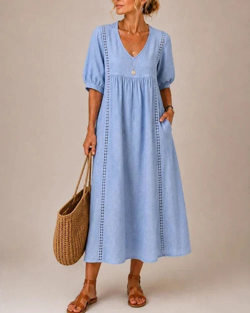 ESTELA | VESTIDO MIDI DE VERANO