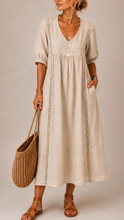 ESTELA | VESTIDO MIDI DE VERANO