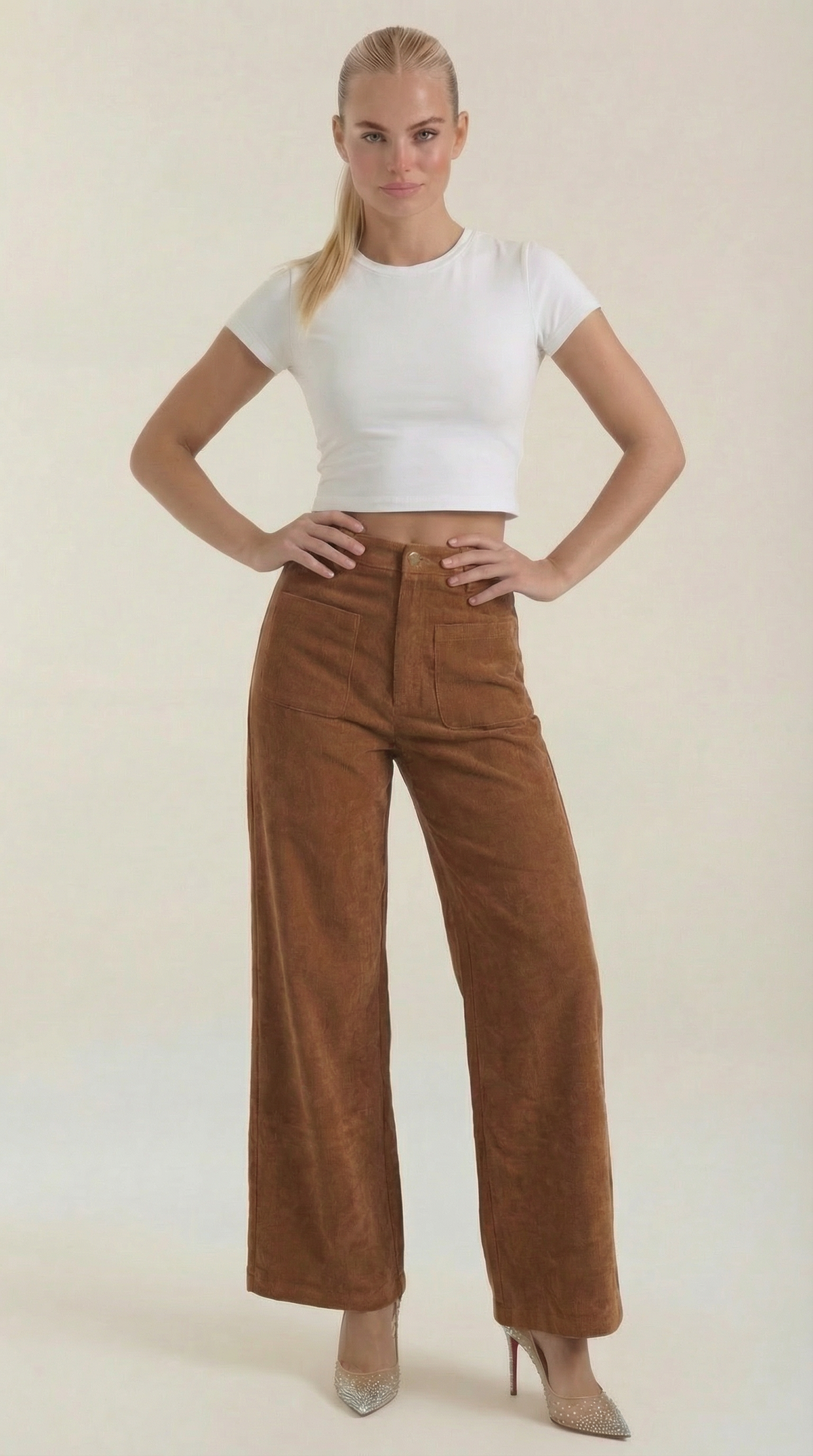 ALLISON | PANTALONES ANCHOS DE PANA