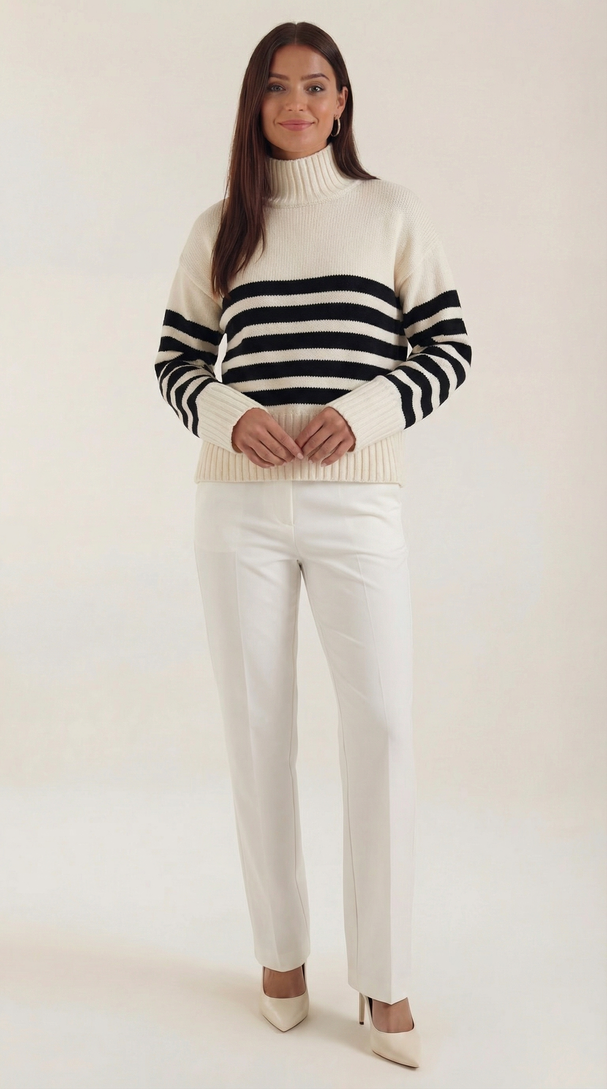 ADRIANA | SUÉTER OVERSIZE DE RAYAS