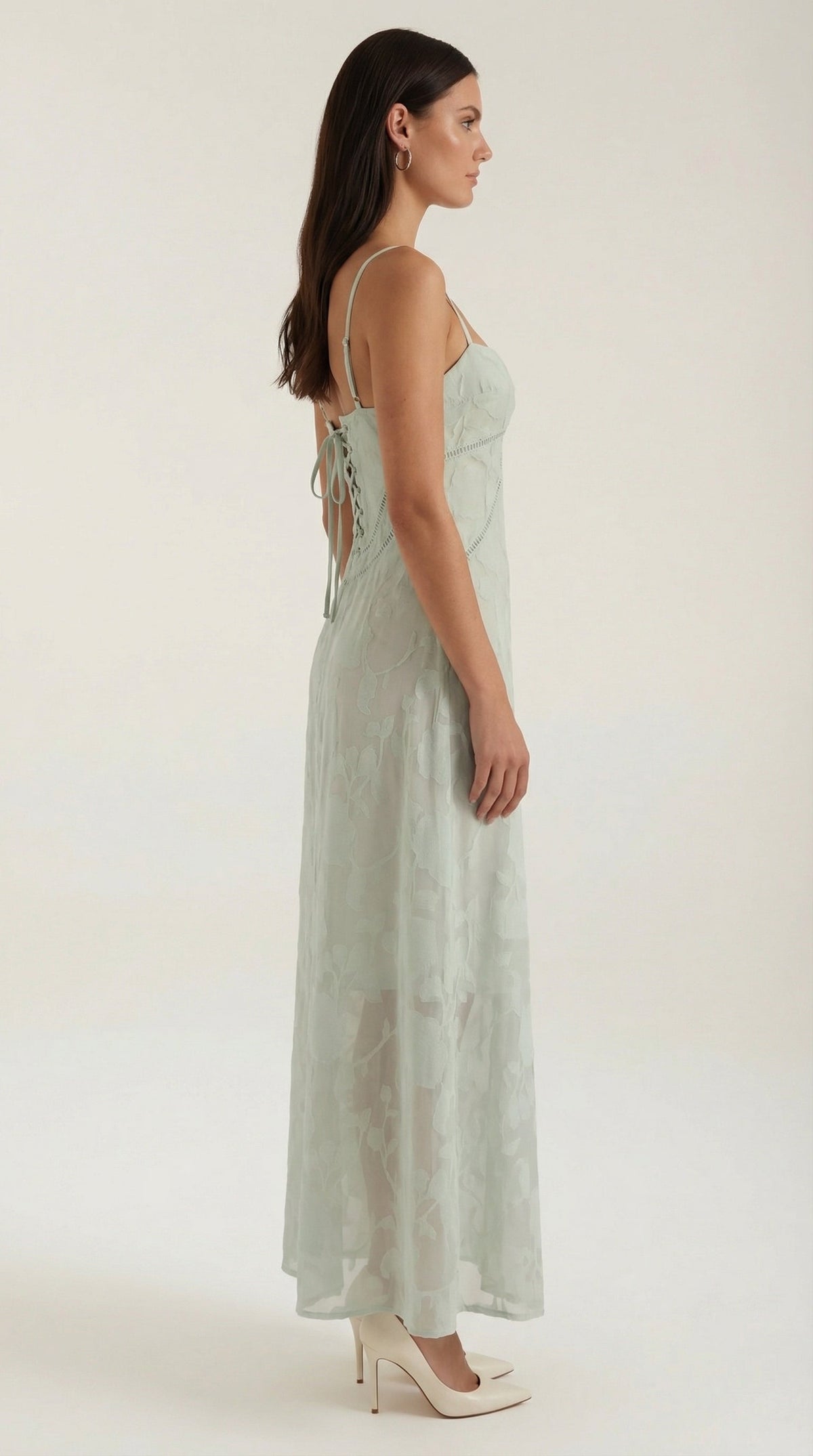 ARABELLE | VESTIDO LARGO DE ENCAJE
