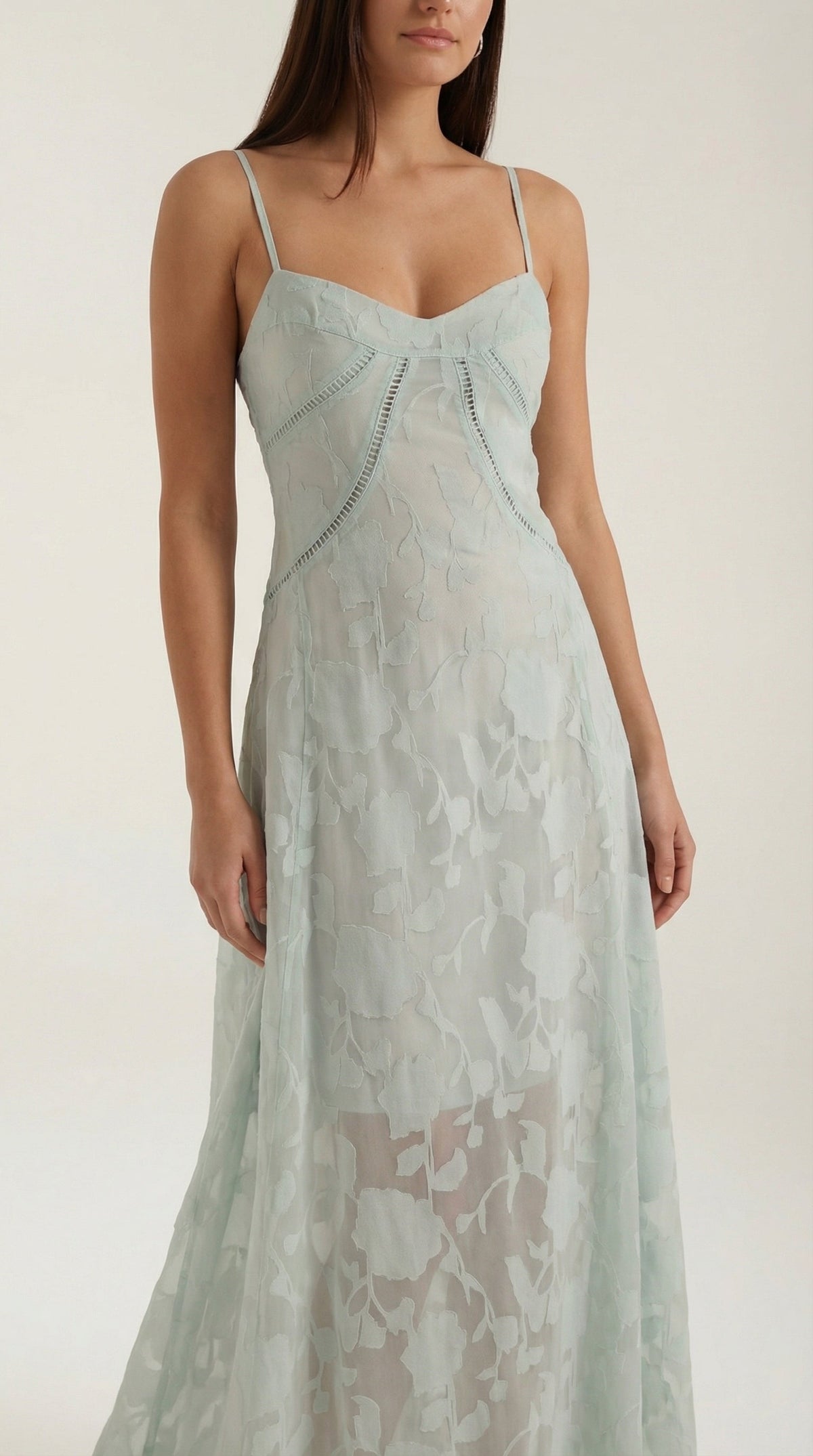 ARABELLE | VESTIDO LARGO DE ENCAJE