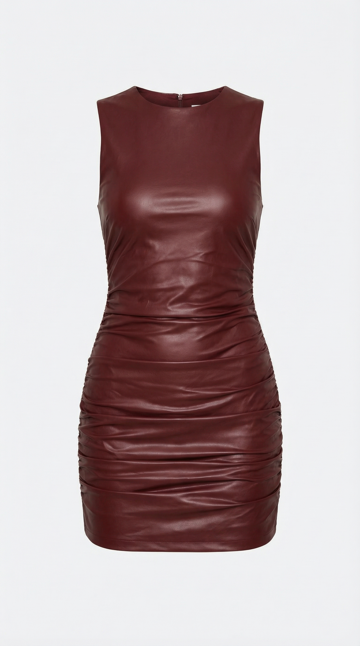 BERNICE | VESTIDO CORTO DE PIEL SINTÉTICA
