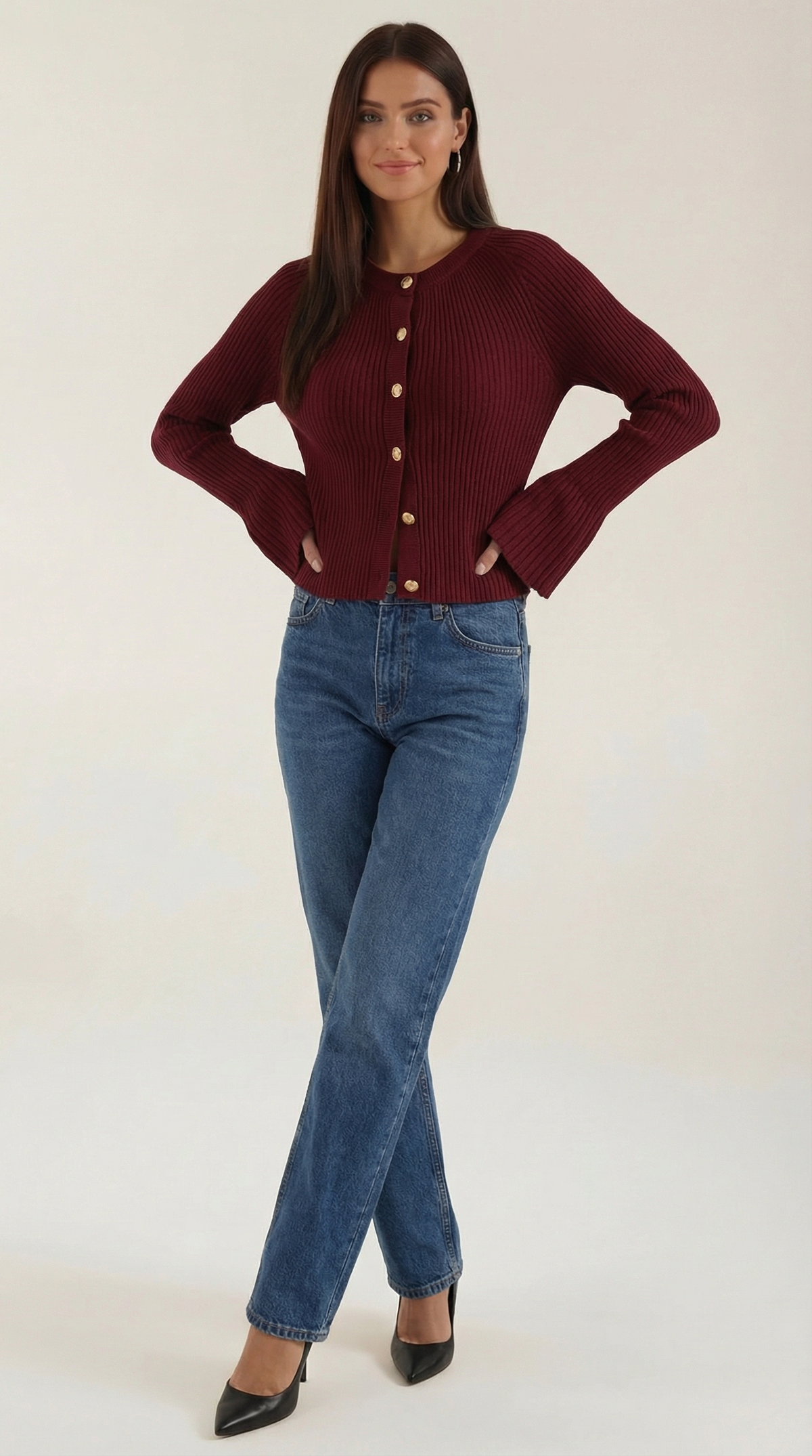 VIVIENNE | JERSEY DE PUNTO CON BOTONES