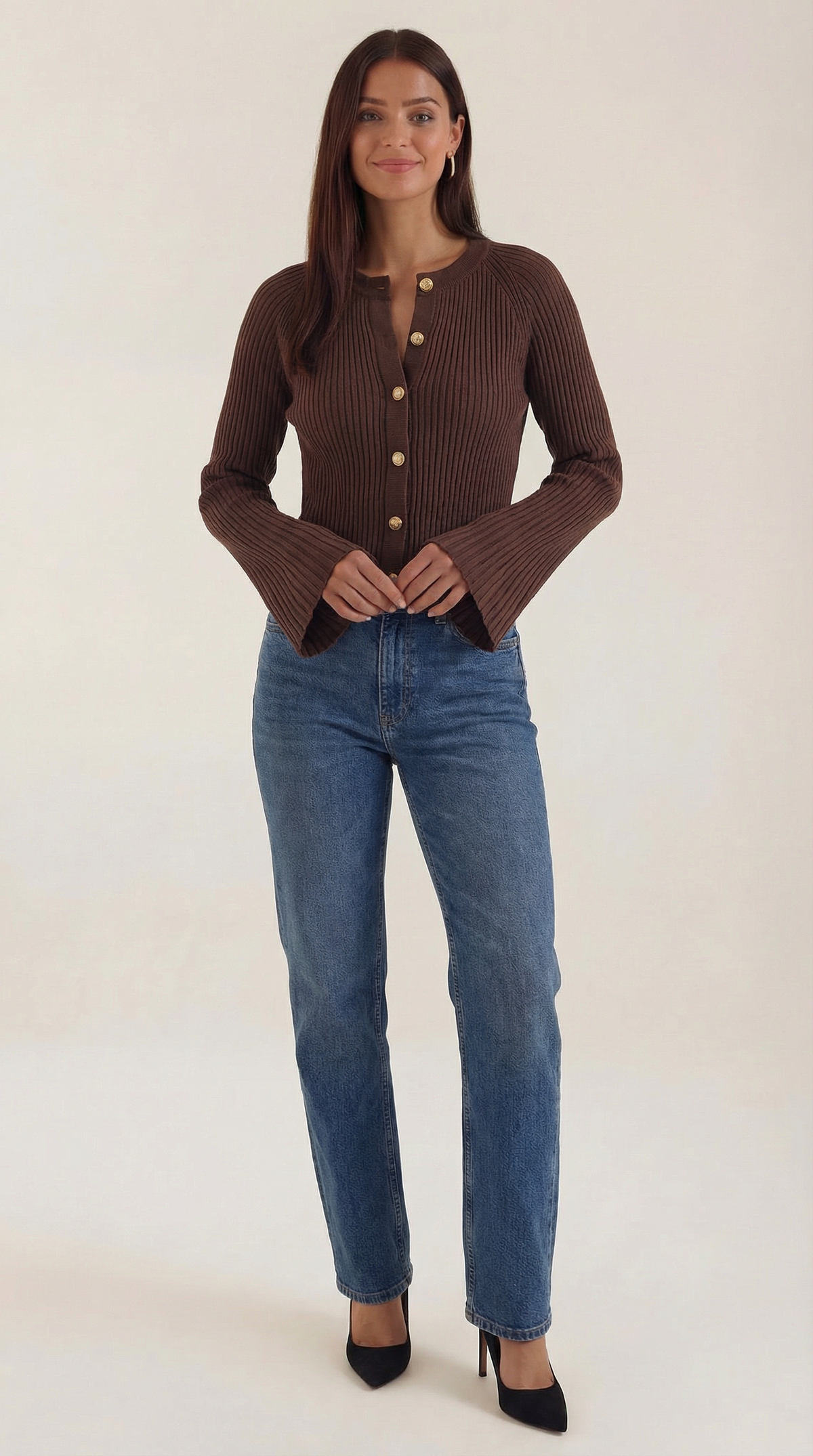 VIVIENNE | JERSEY DE PUNTO CON BOTONES