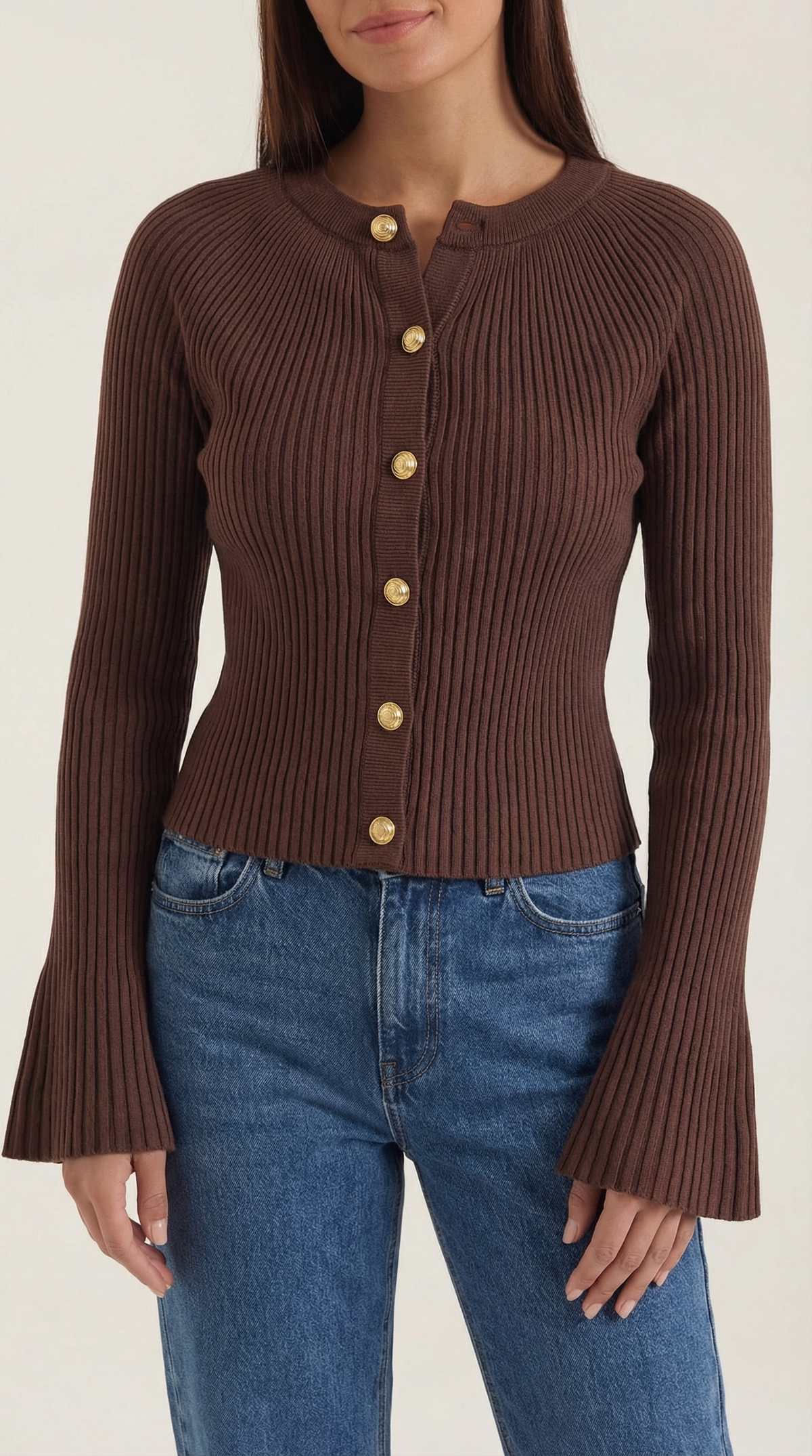 VIVIENNE | JERSEY DE PUNTO CON BOTONES