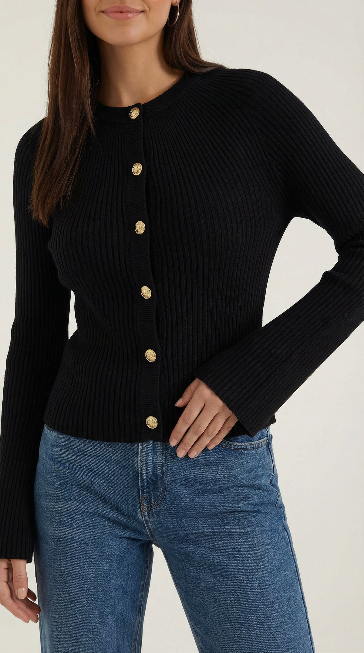 VIVIENNE | JERSEY DE PUNTO CON BOTONES