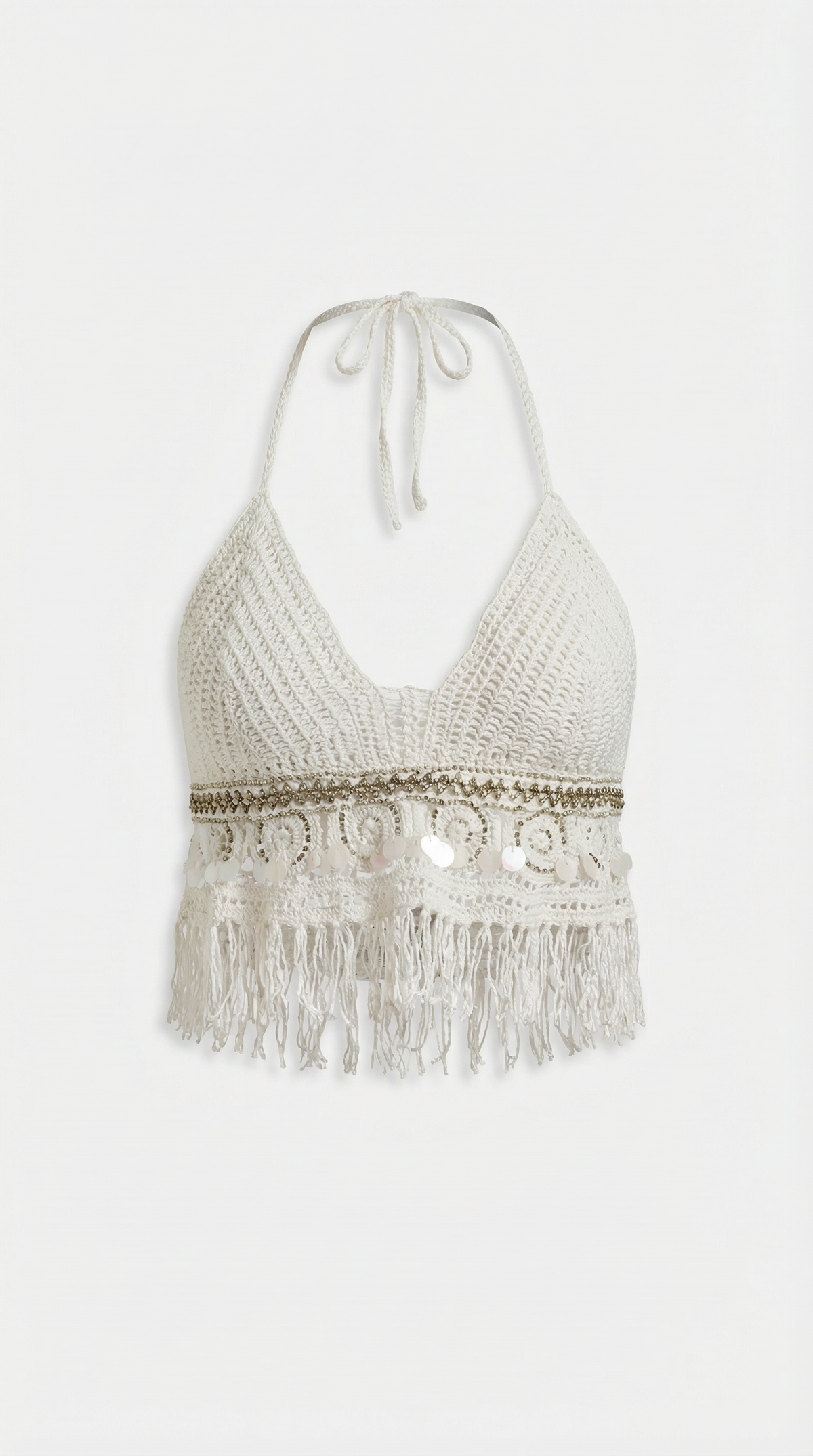 PALOMA | TOP HALTER BOHO DE PUNTO