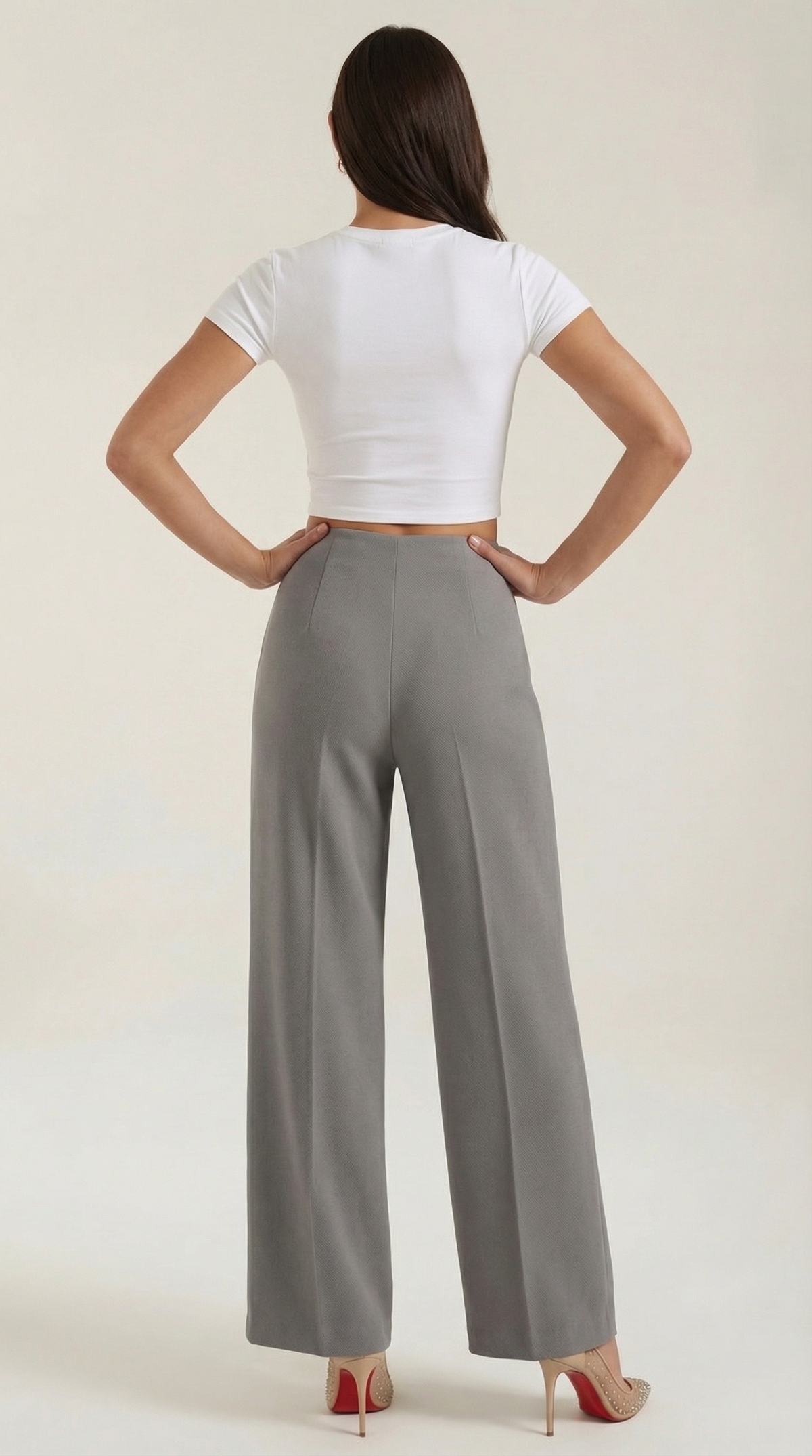 BROOKE | PANTALONES HOLGADOS DE CINTURA MEDIA