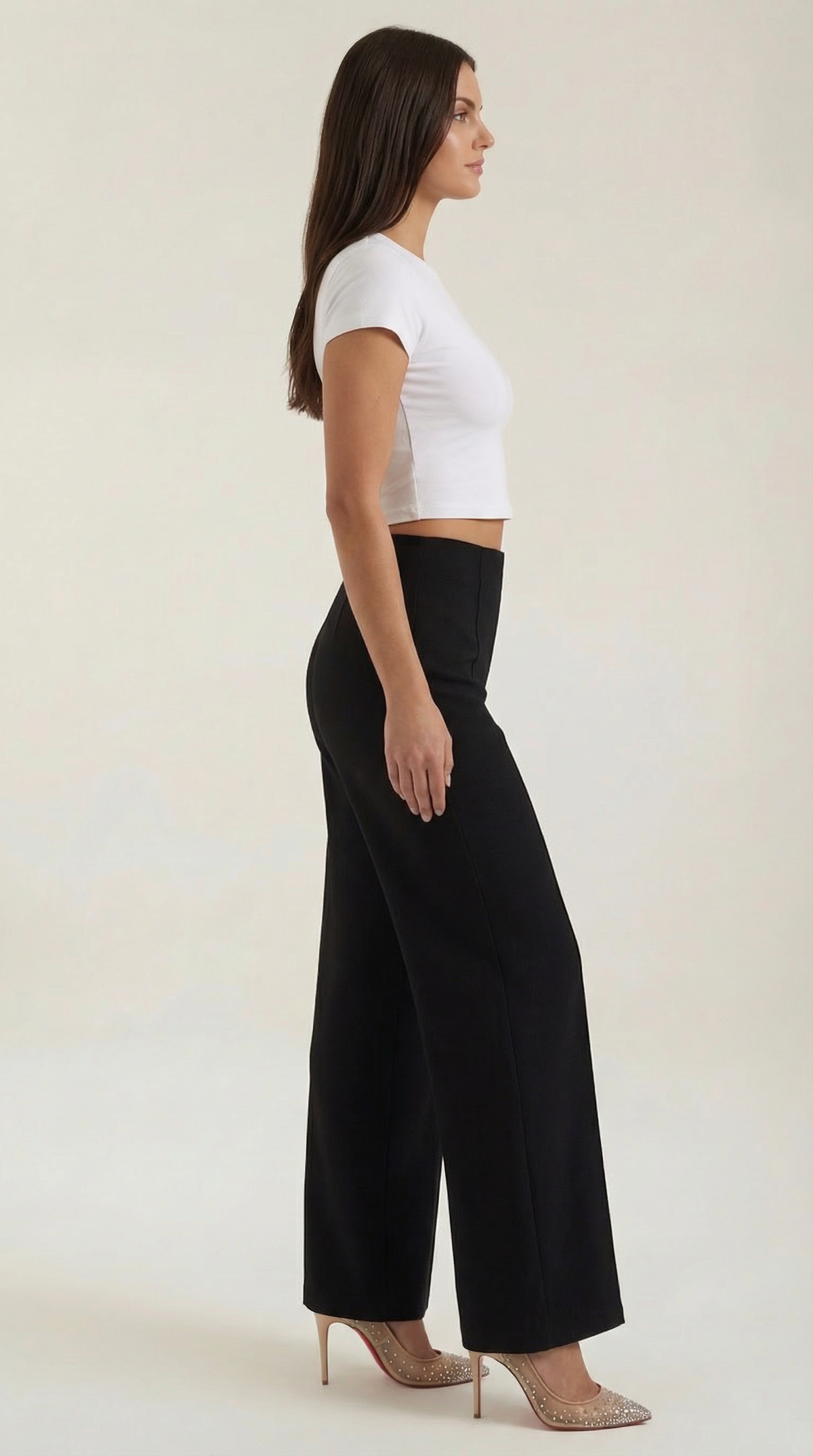 BROOKE | PANTALONES HOLGADOS DE CINTURA MEDIA