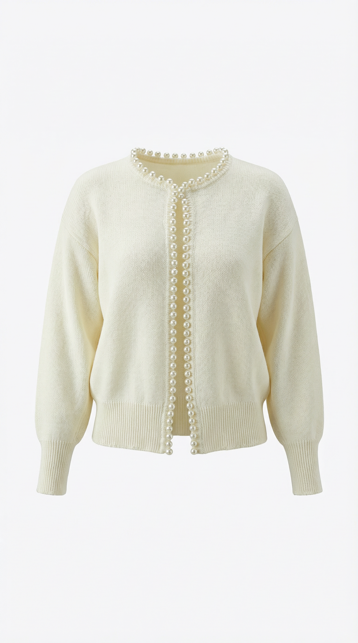 ALESSANDRA | CARDIGAN CON DETALLES DE PERLAS