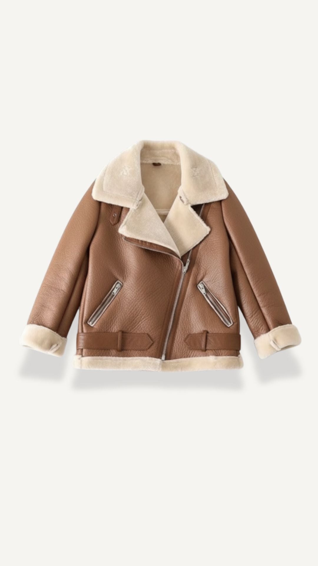 GWEN | CHAQUETA DE FORRO POLAR CON CINTURÓN