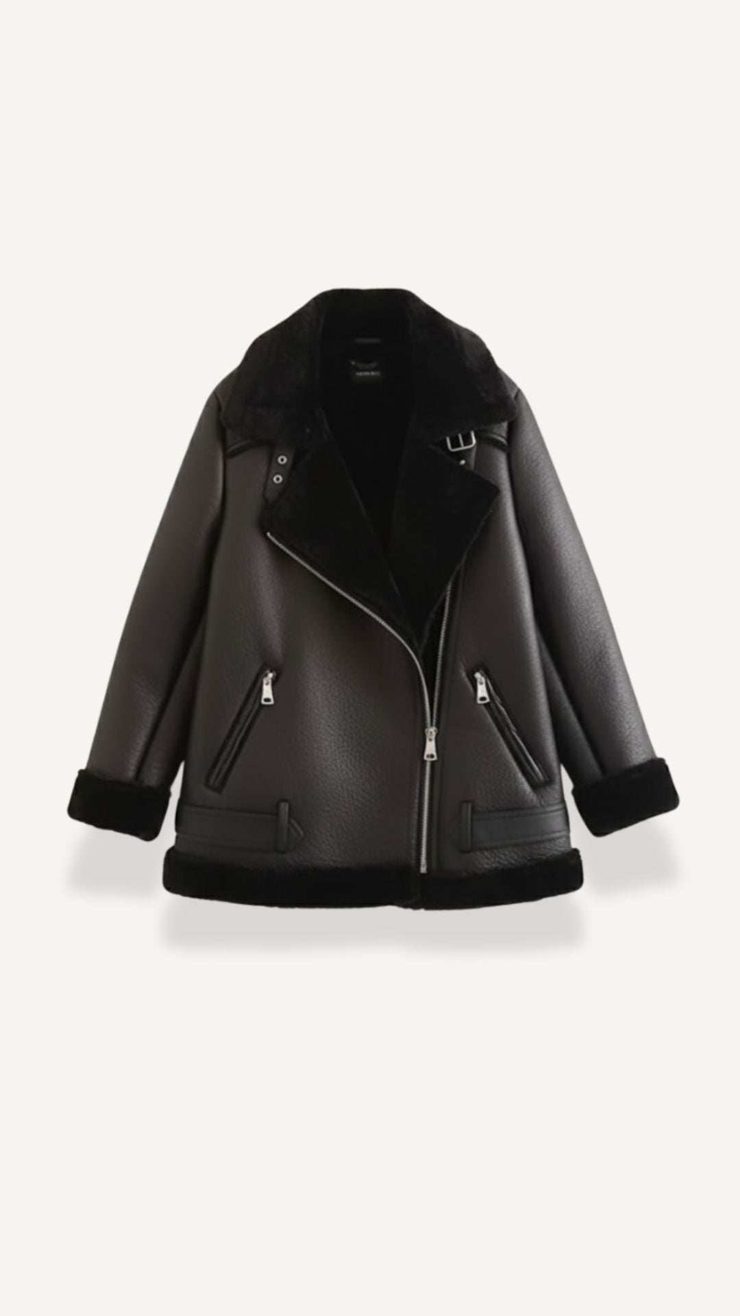 GWEN | CHAQUETA DE FORRO POLAR CON CINTURÓN