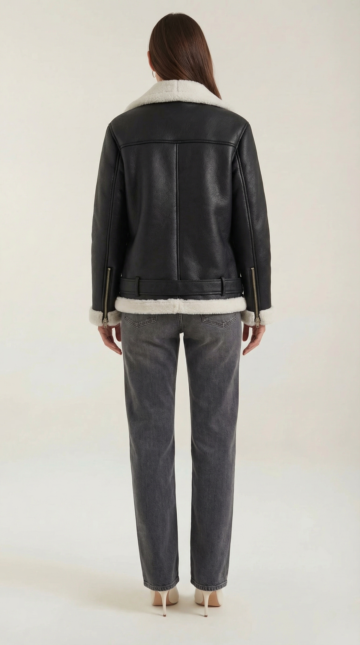 GWEN | CHAQUETA DE FORRO POLAR CON CINTURÓN
