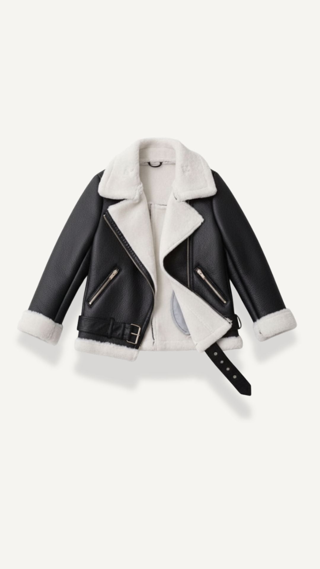 GWEN | CHAQUETA DE FORRO POLAR CON CINTURÓN
