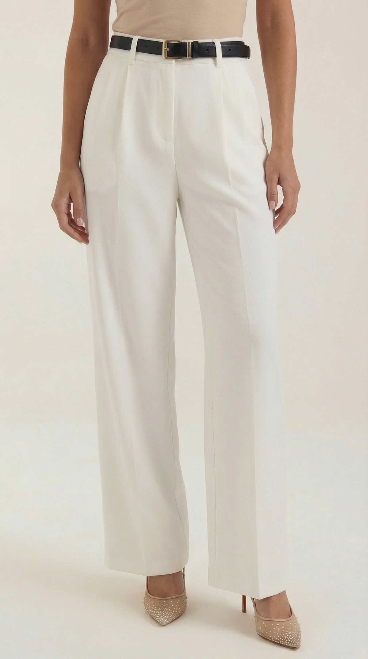 CAMILA | PANTALONES DE CORTE RECTO Y CINTURA ALTA