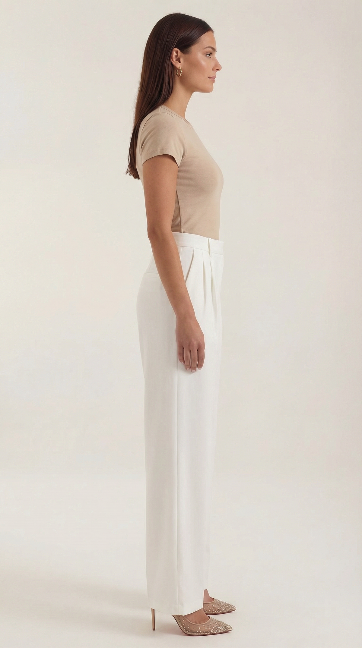 CAMILA | PANTALONES DE CORTE RECTO Y CINTURA ALTA
