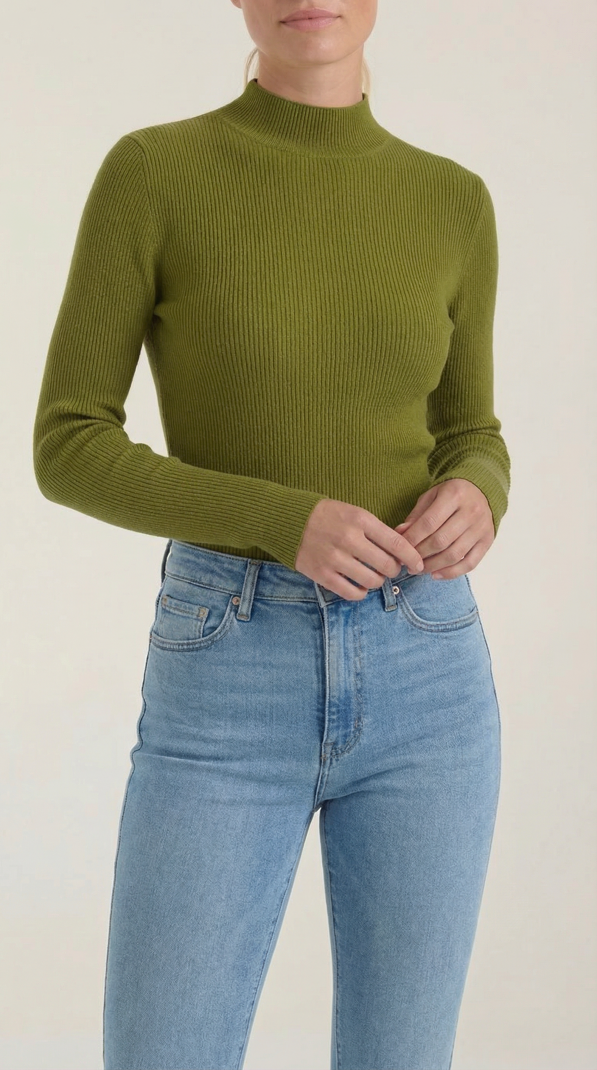 ROCÍO | TOP DE ALGODÓN CON CUELLO ALTO