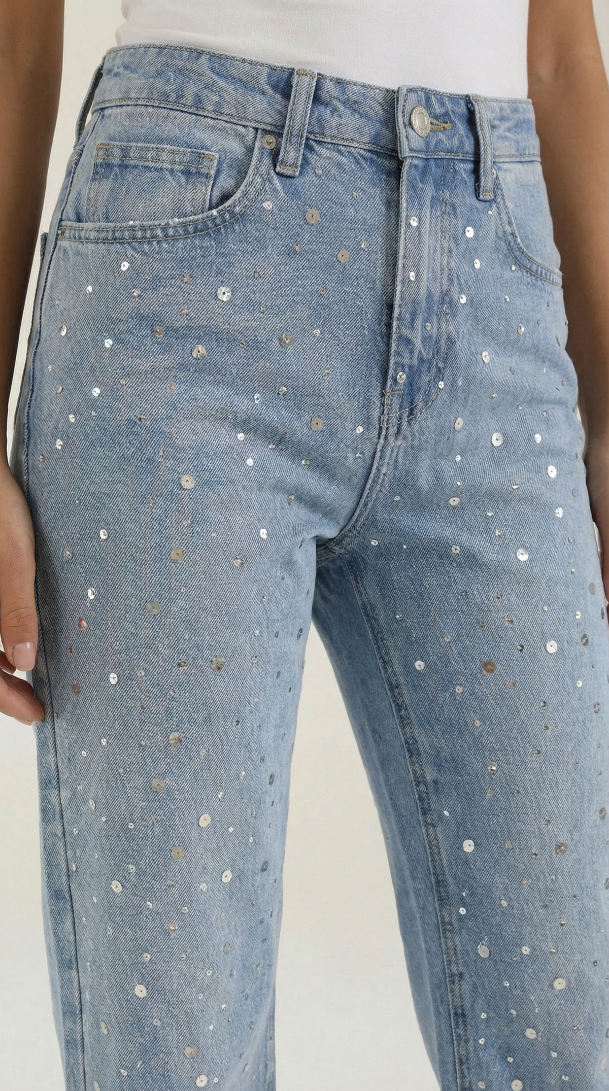 DAISY | VAQUEROS HOLGADOS CON BRILLO