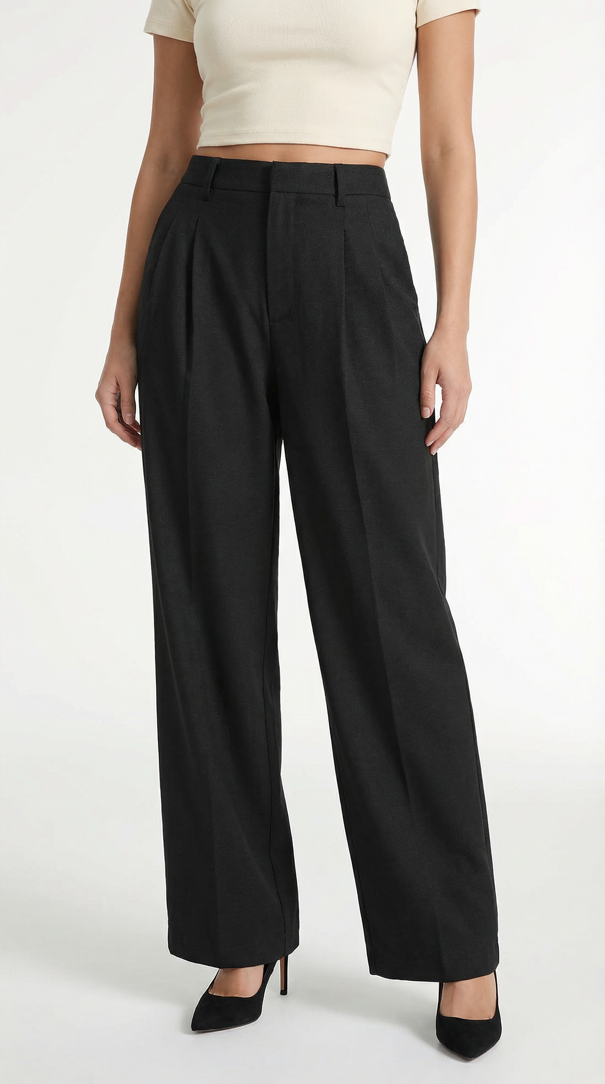 DOROTHY | PANTALONES RECTOS PLISADOS