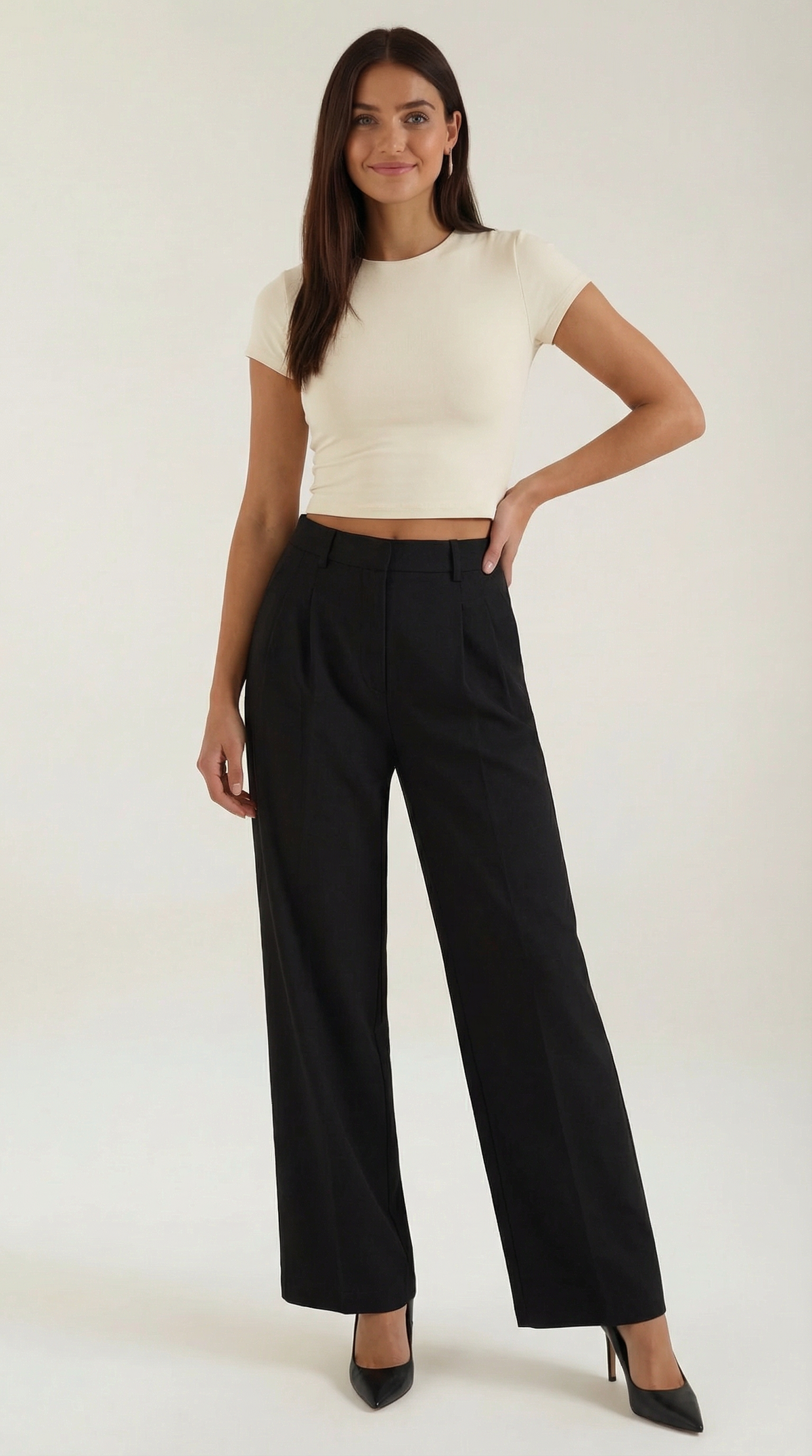DOROTHY | PANTALONES RECTOS PLISADOS