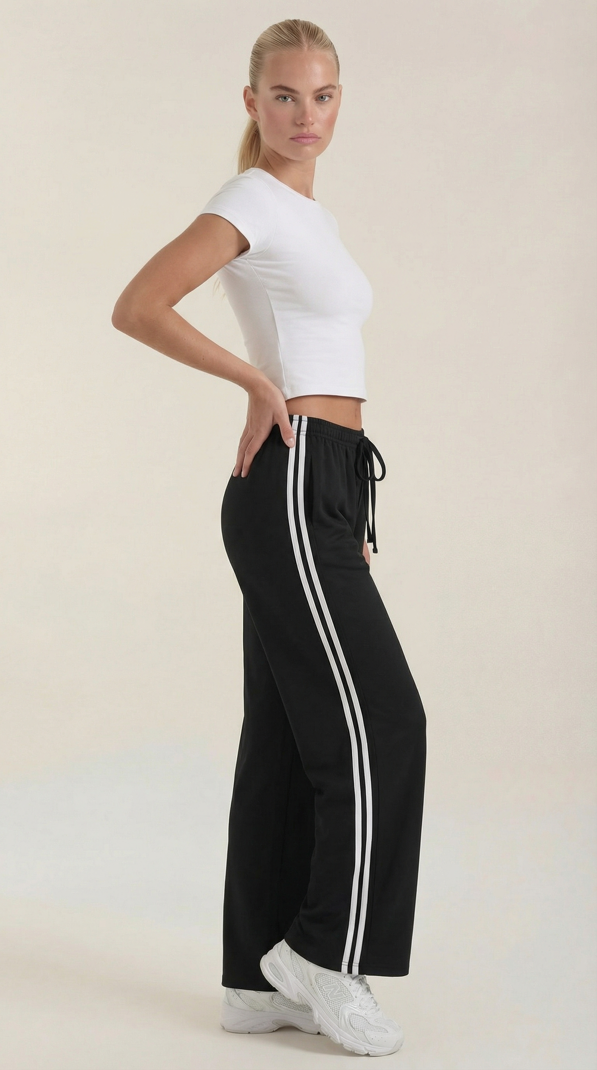 EILEEN | PANTALONES DE CHÁNDAL ANCHOS
