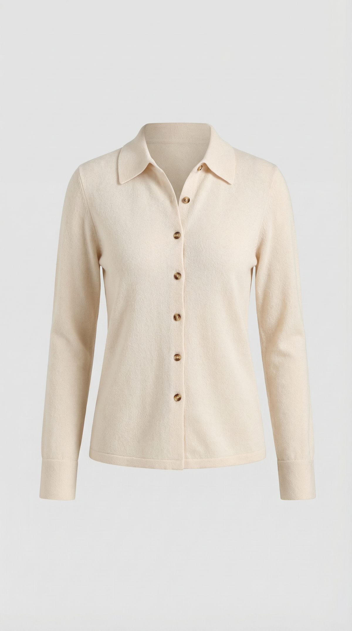 ADELAIDE | CARDIGAN DE PUNTO CON CUELLO Y BOTONES
