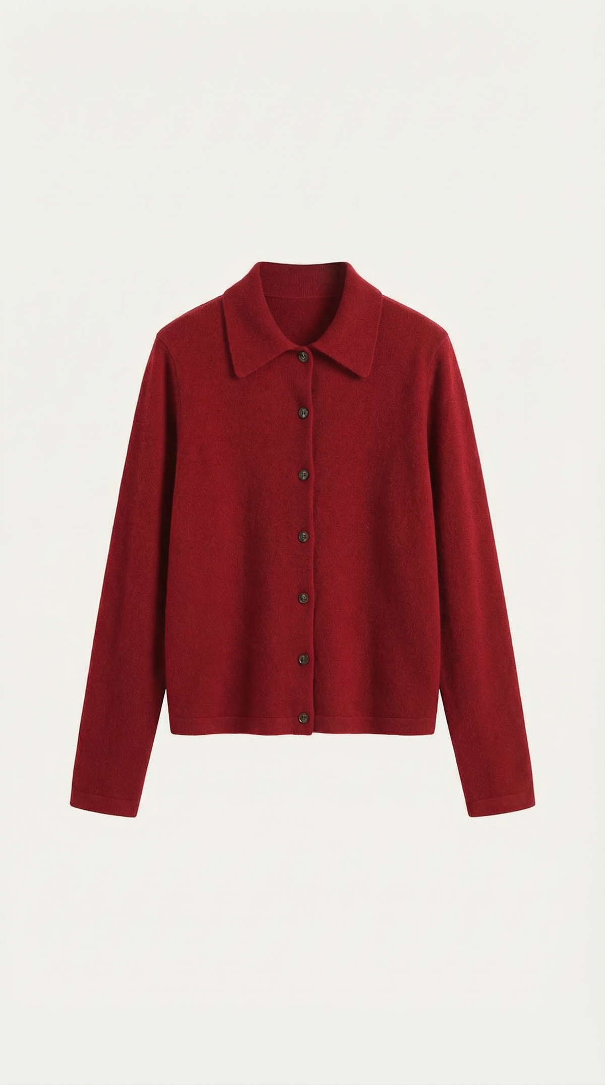 ADELAIDE | CARDIGAN DE PUNTO CON CUELLO Y BOTONES