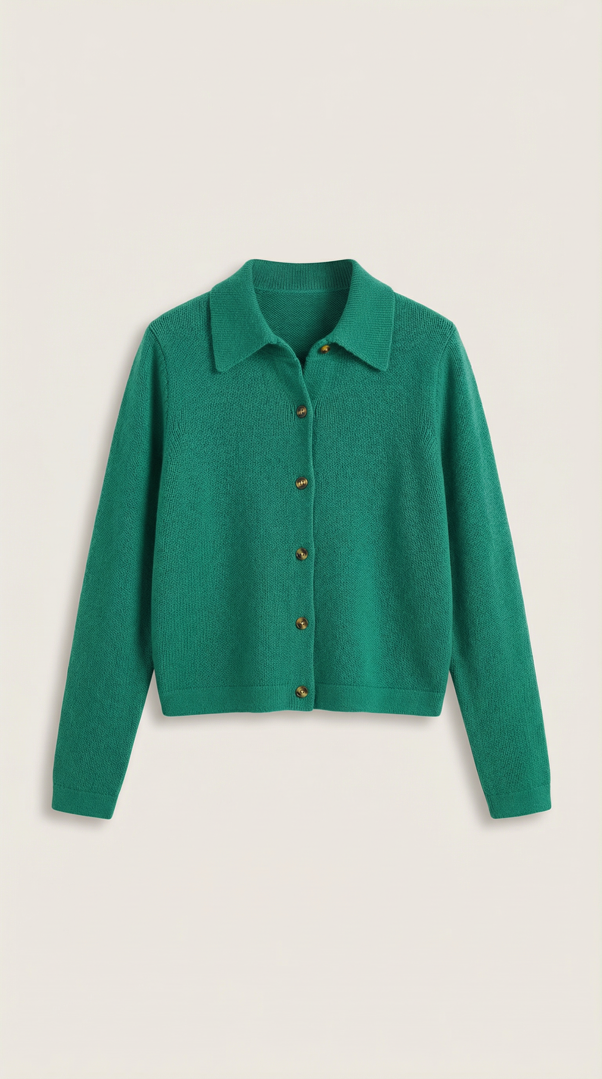 ADELAIDE | CARDIGAN DE PUNTO CON CUELLO Y BOTONES