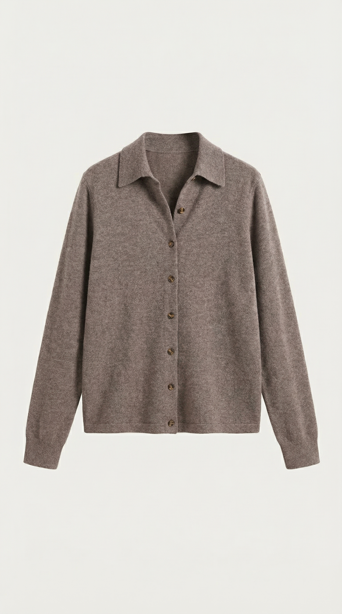 ADELAIDE | CARDIGAN DE PUNTO CON CUELLO Y BOTONES
