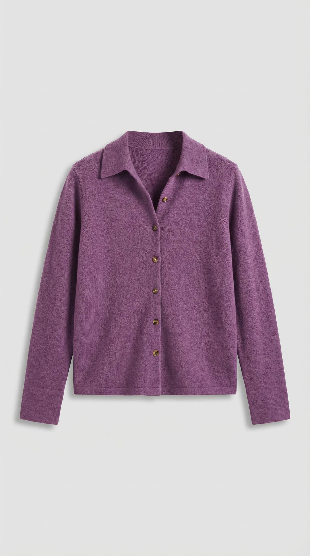 ADELAIDE | CARDIGAN DE PUNTO CON CUELLO Y BOTONES