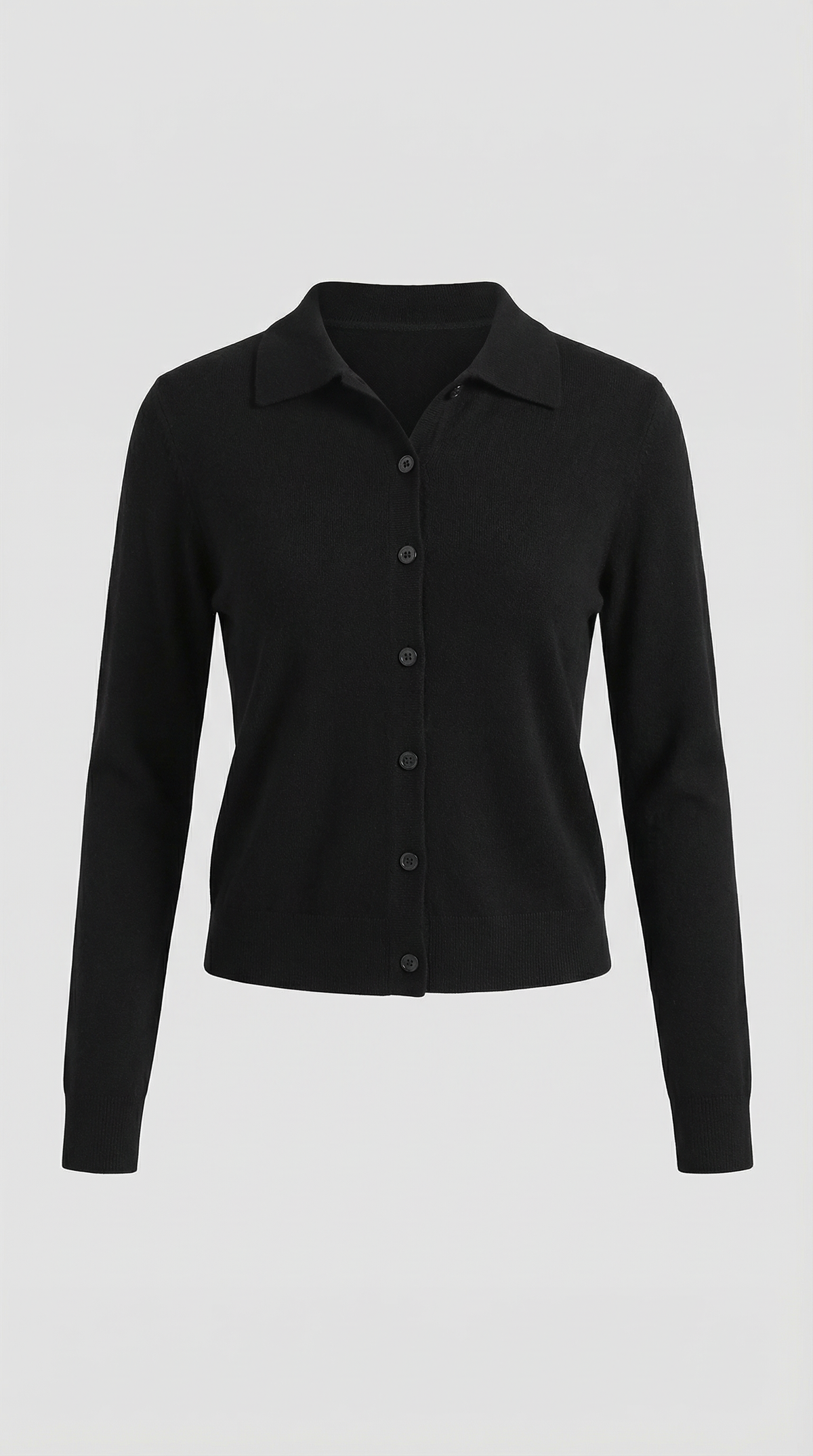 ADELAIDE | CARDIGAN DE PUNTO CON CUELLO Y BOTONES