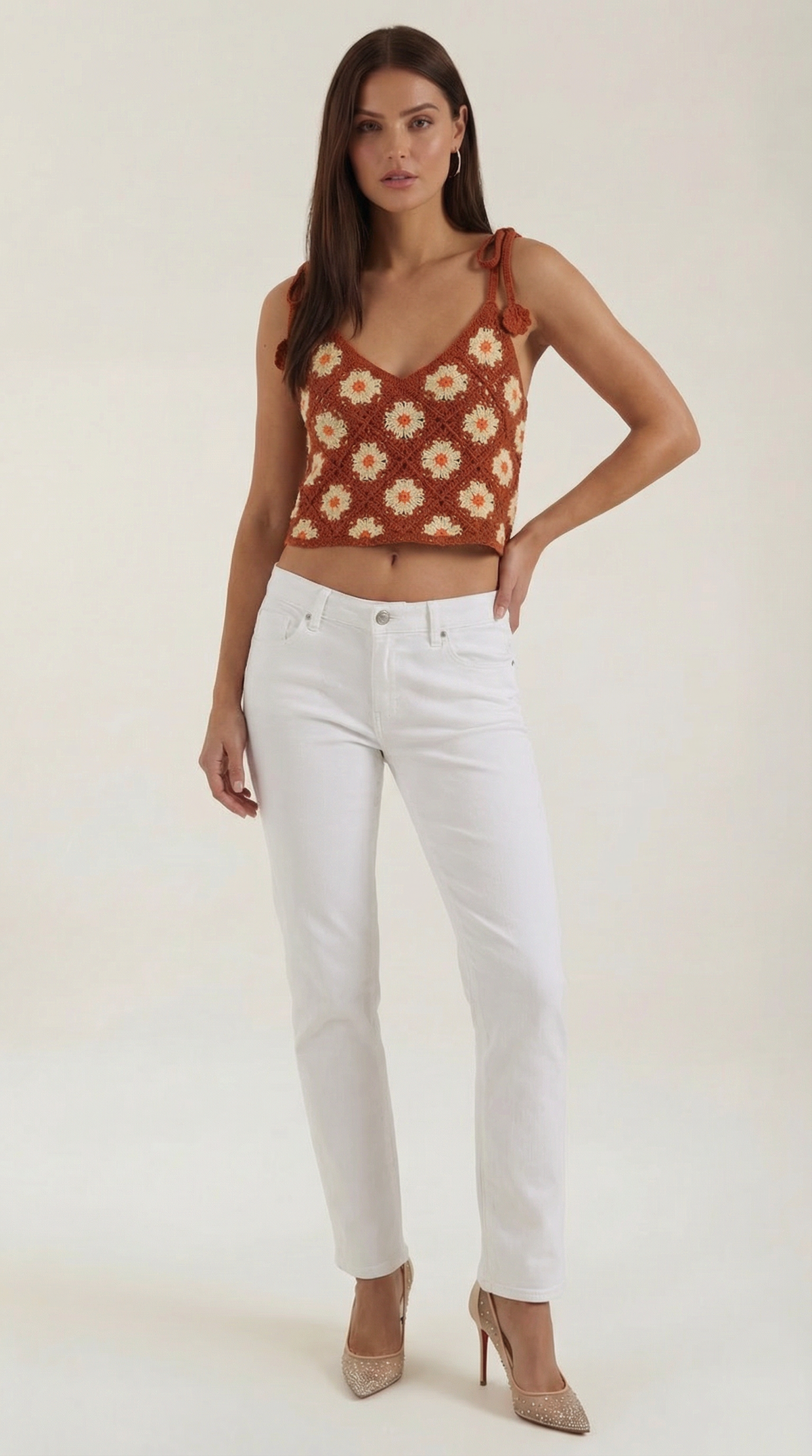 ELVIRA | BLUSA DE TIRANTES DE GANCHILLO