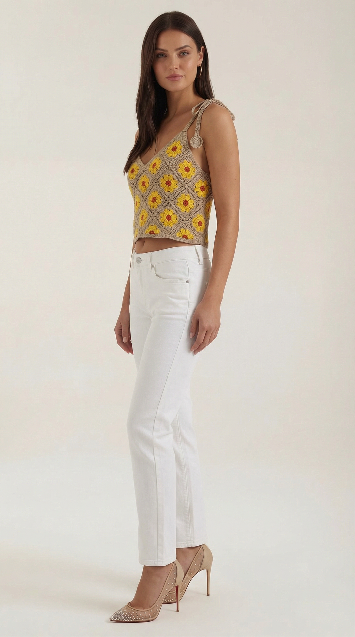 ELVIRA | BLUSA DE TIRANTES DE GANCHILLO