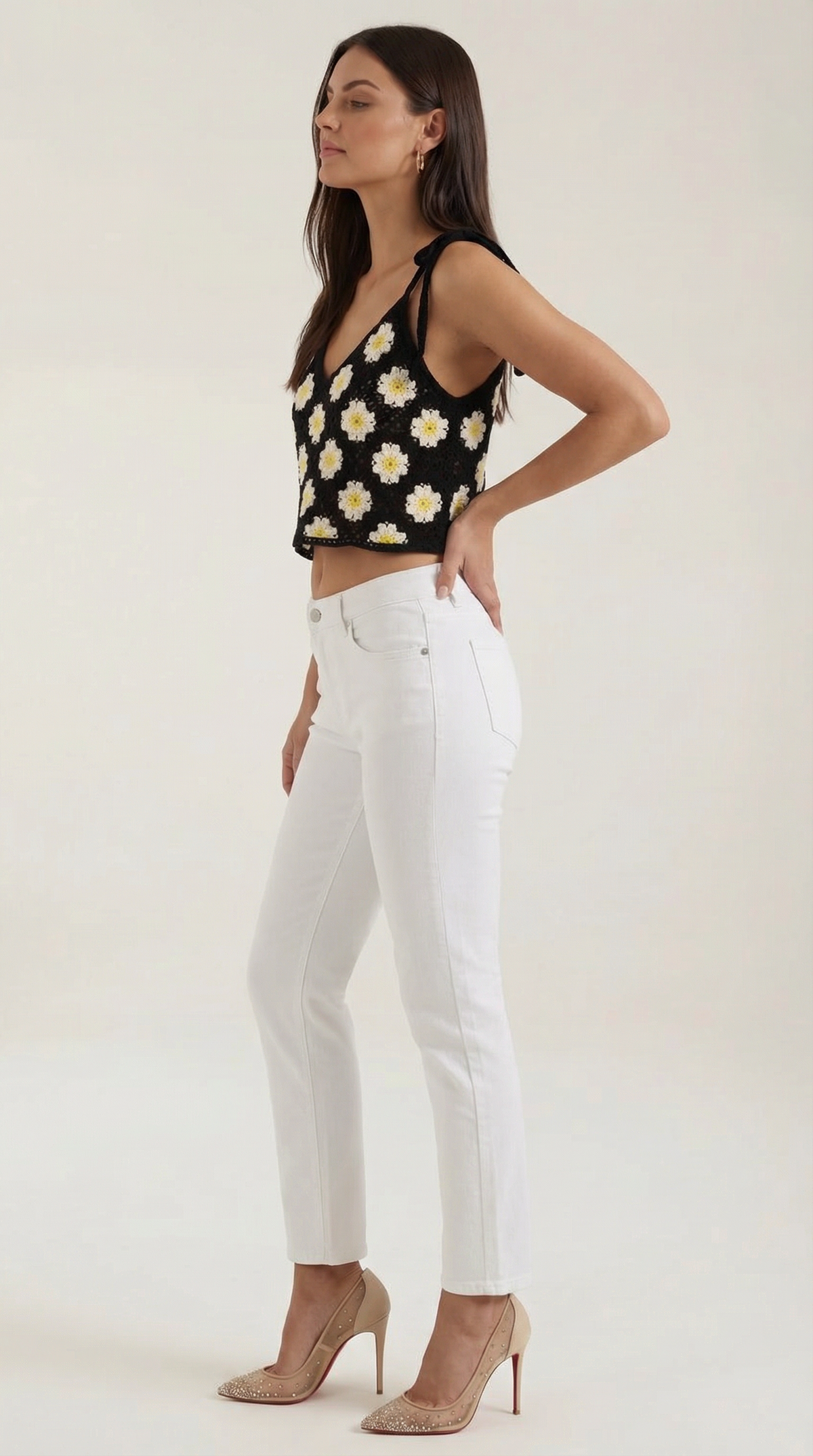 ELVIRA | BLUSA DE TIRANTES DE GANCHILLO