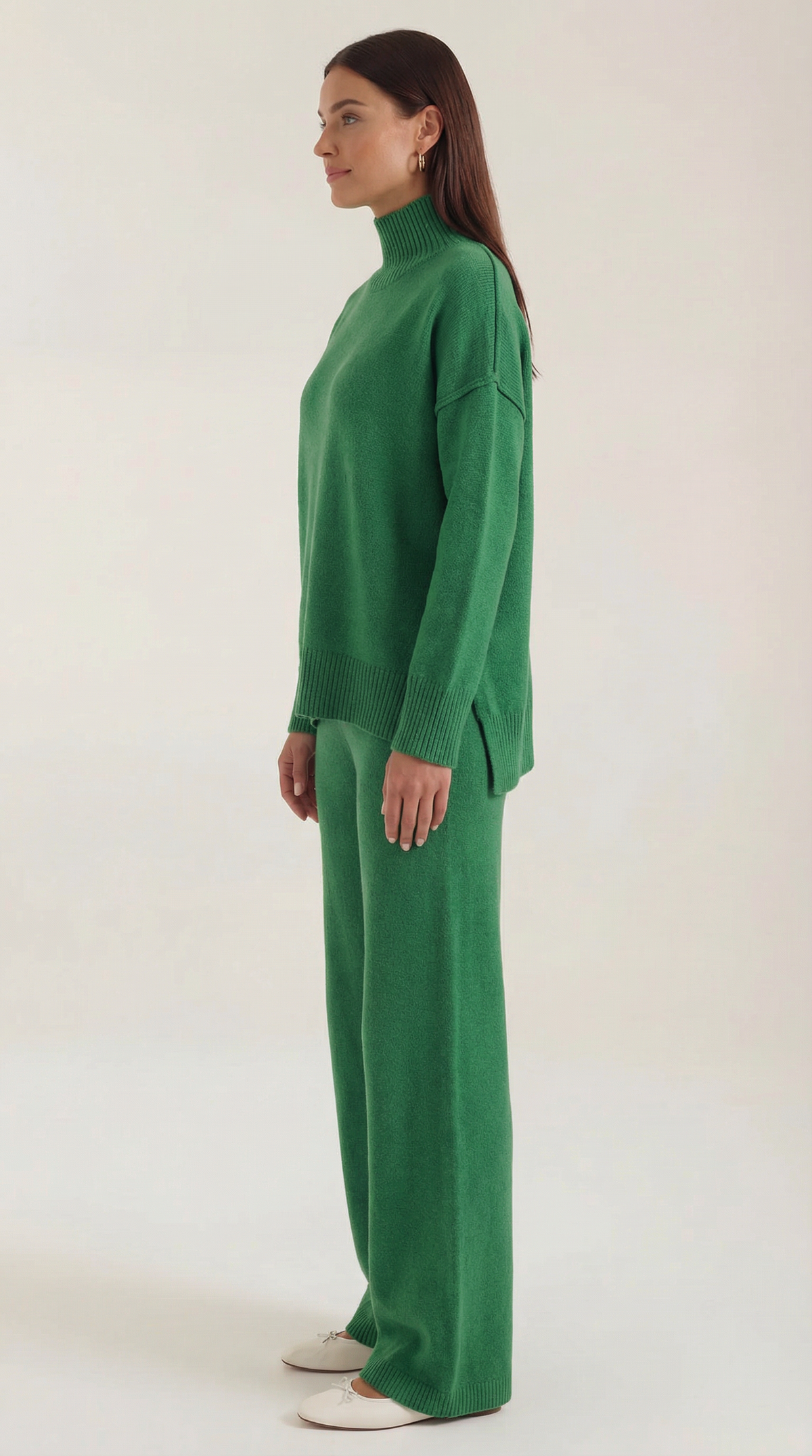 MAR | CONJUNTO DE SUÉTER DE PUNTO Y PANTALONES VAQUEROS