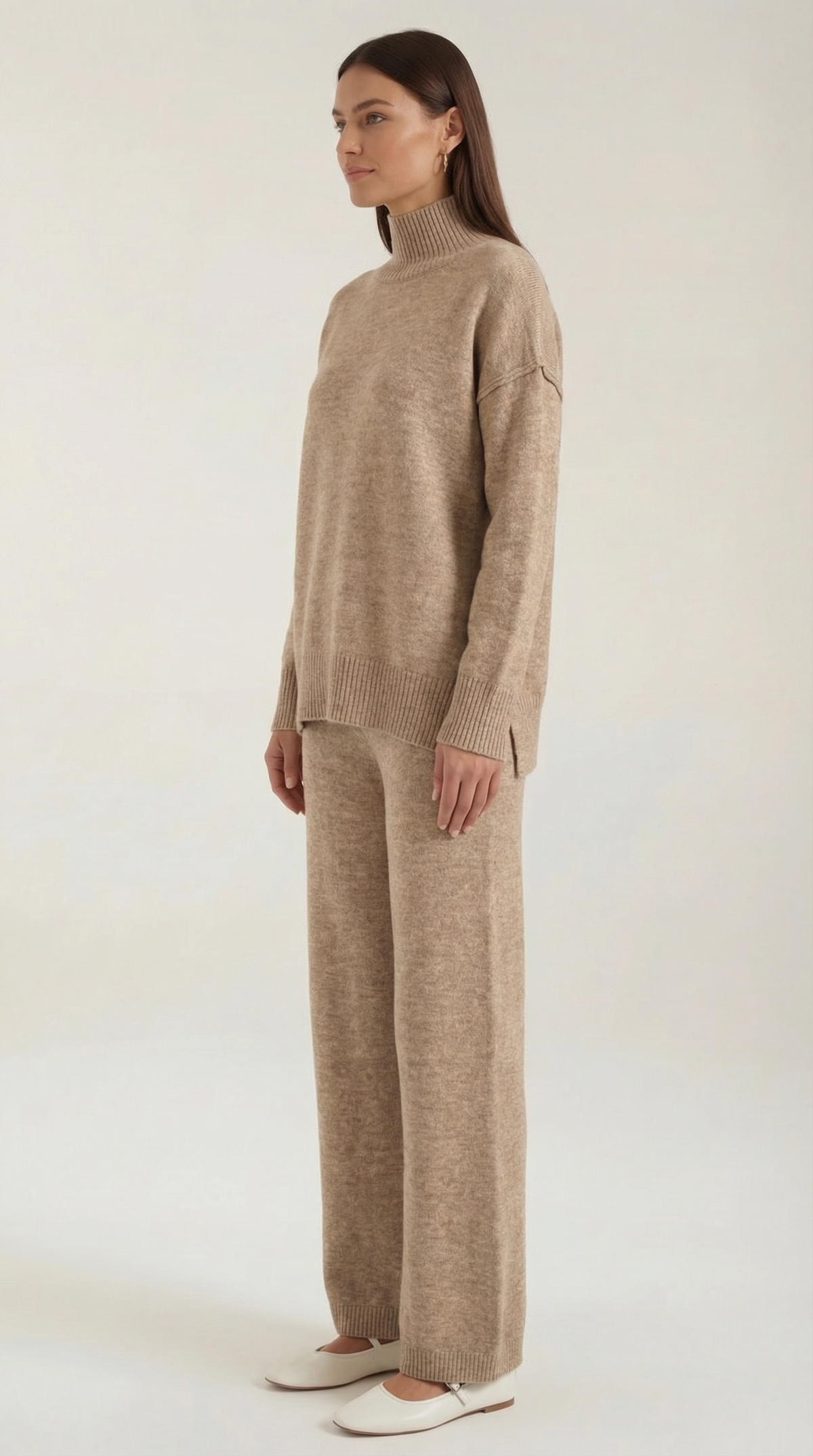 MAR | CONJUNTO DE SUÉTER DE PUNTO Y PANTALONES VAQUEROS