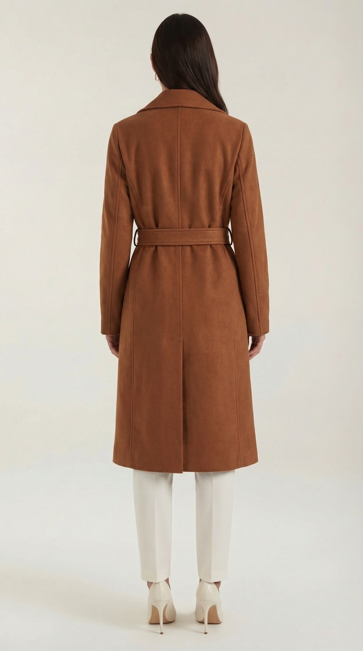 MAXINE | GABARDINA DE LANA CON CINTURÓN