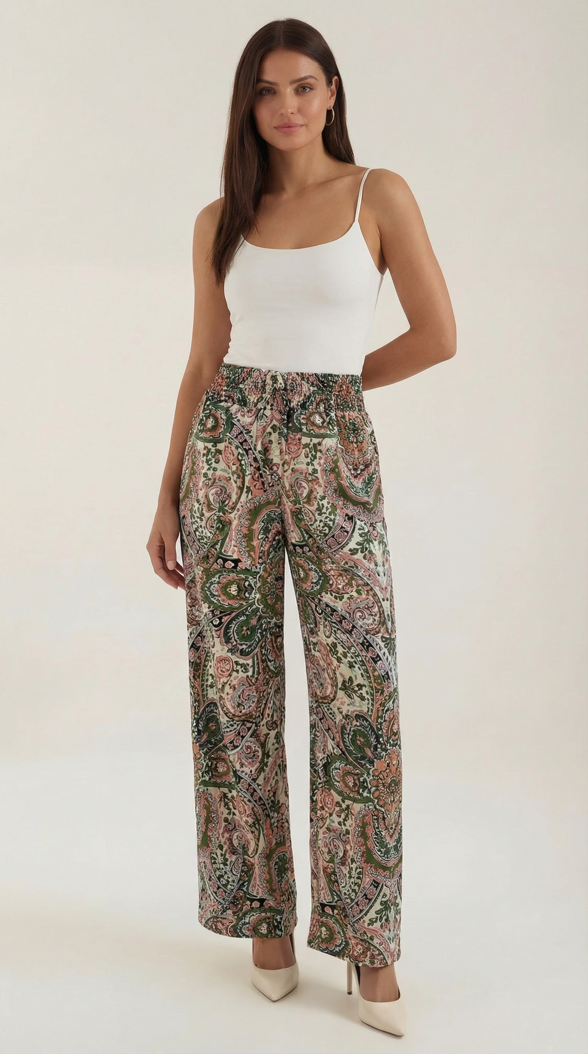 PAMELA | PANTALONES CON ESTAMPADO PAISLEY