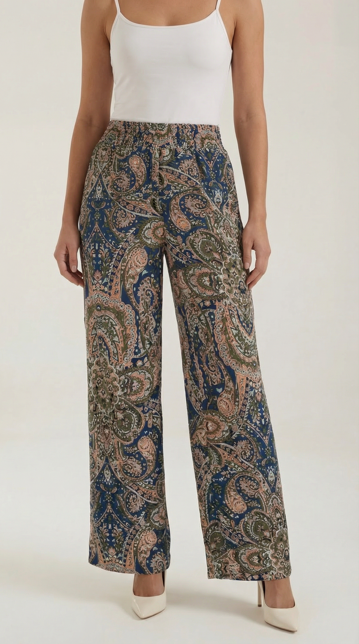 PAMELA | PANTALONES CON ESTAMPADO PAISLEY