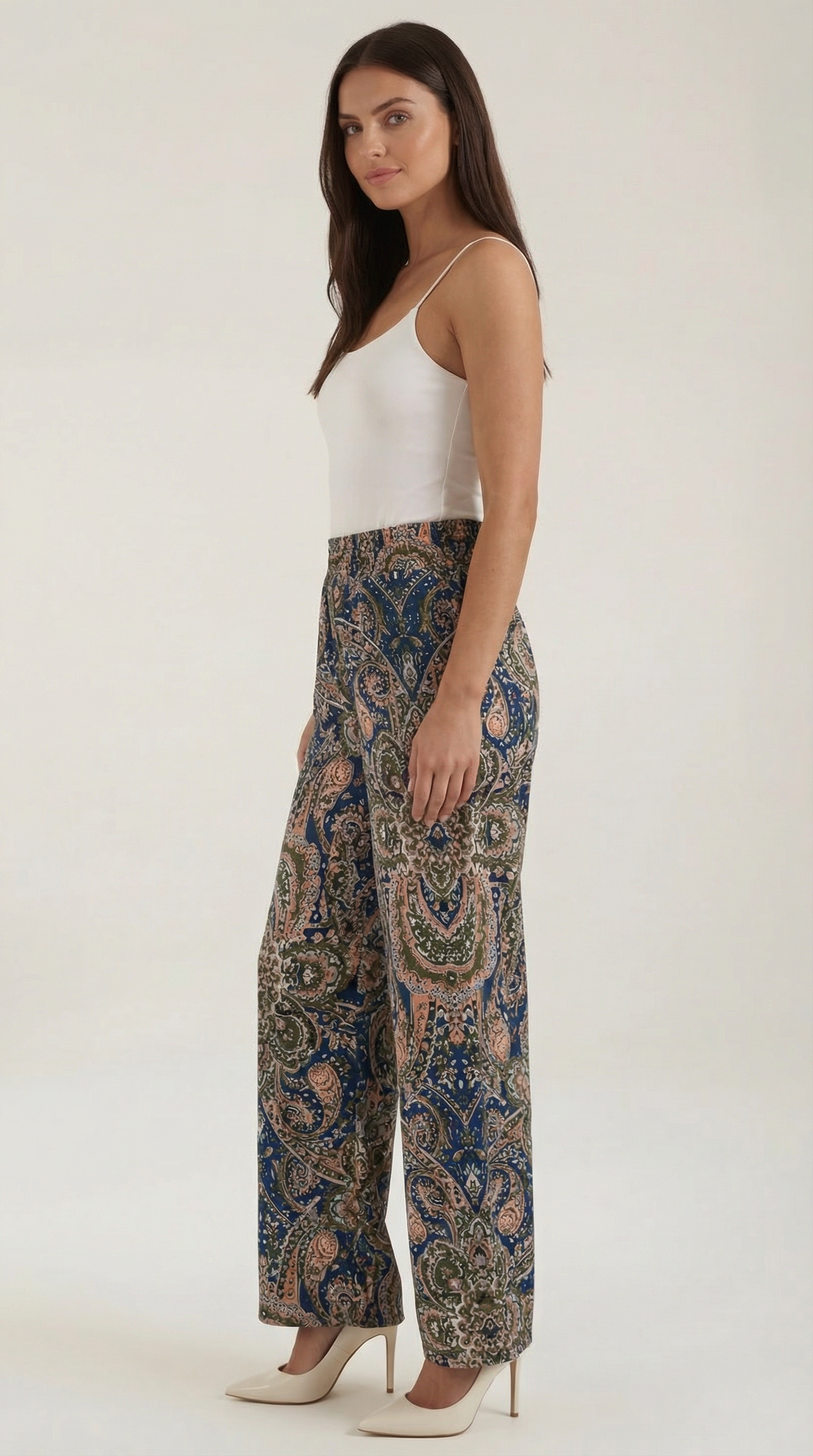 PAMELA | PANTALONES CON ESTAMPADO PAISLEY