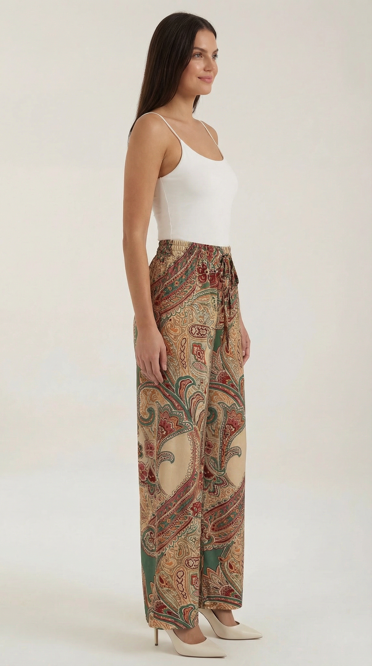 PAMELA | PANTALONES CON ESTAMPADO PAISLEY