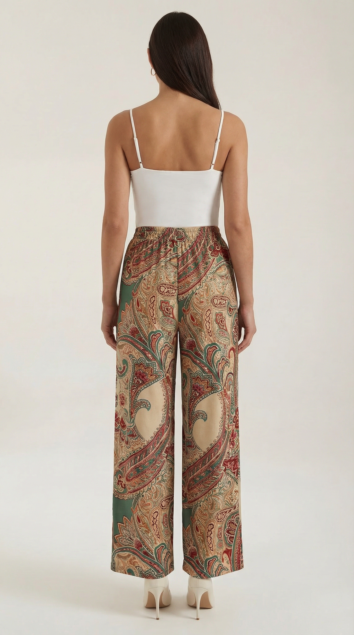 PAMELA | PANTALONES CON ESTAMPADO PAISLEY