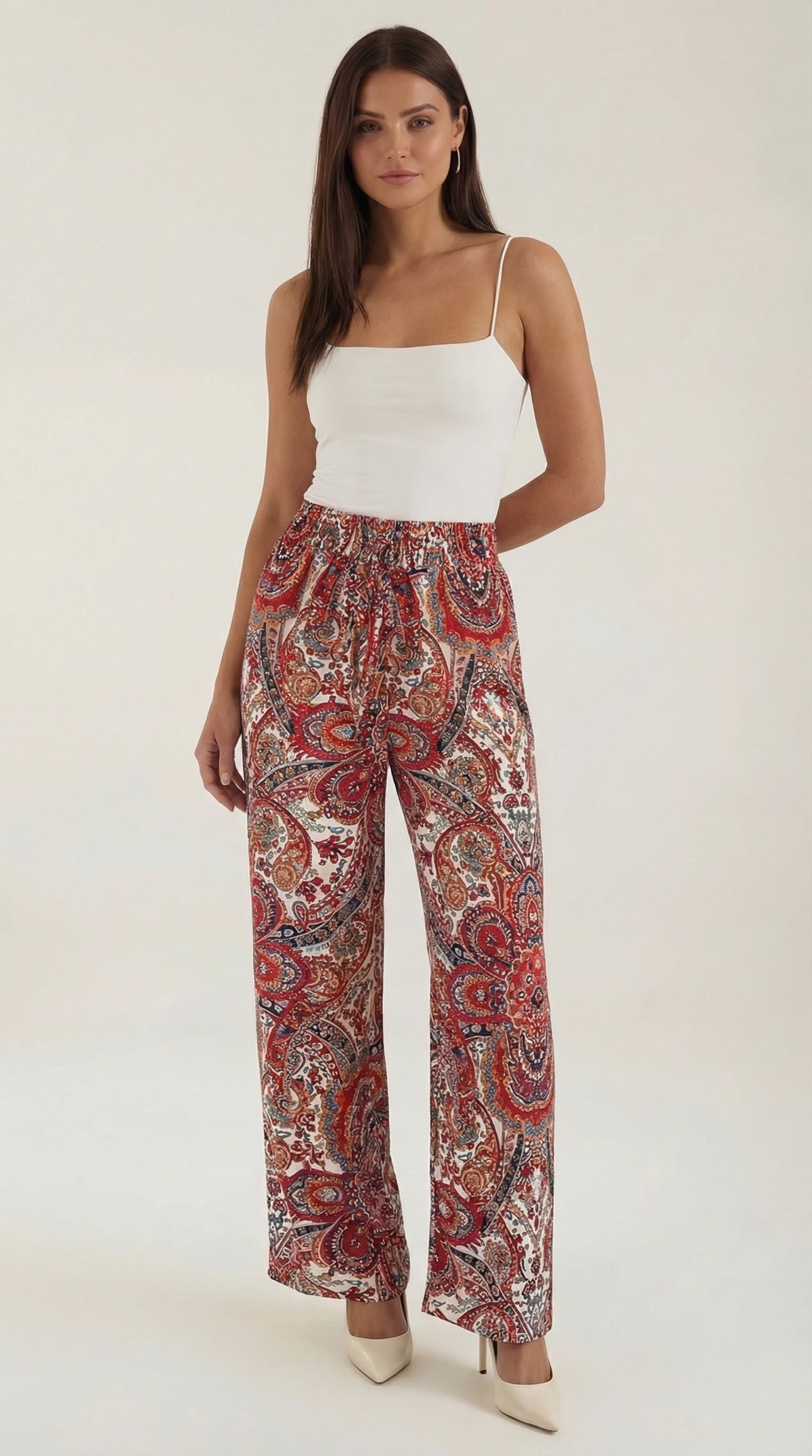 PAMELA | PANTALONES CON ESTAMPADO PAISLEY