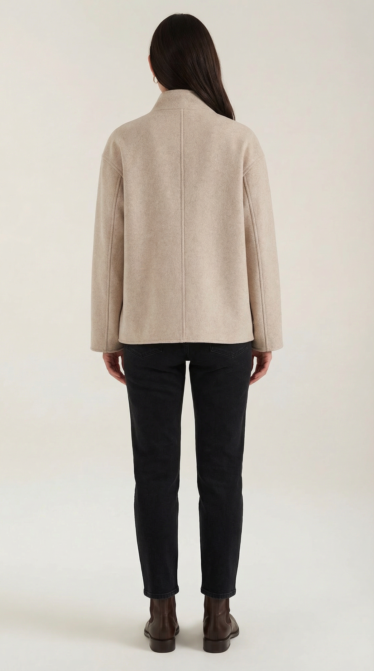 SHELBY | CHAQUETA OVERSIZE CON CIERRE DE BOTONES