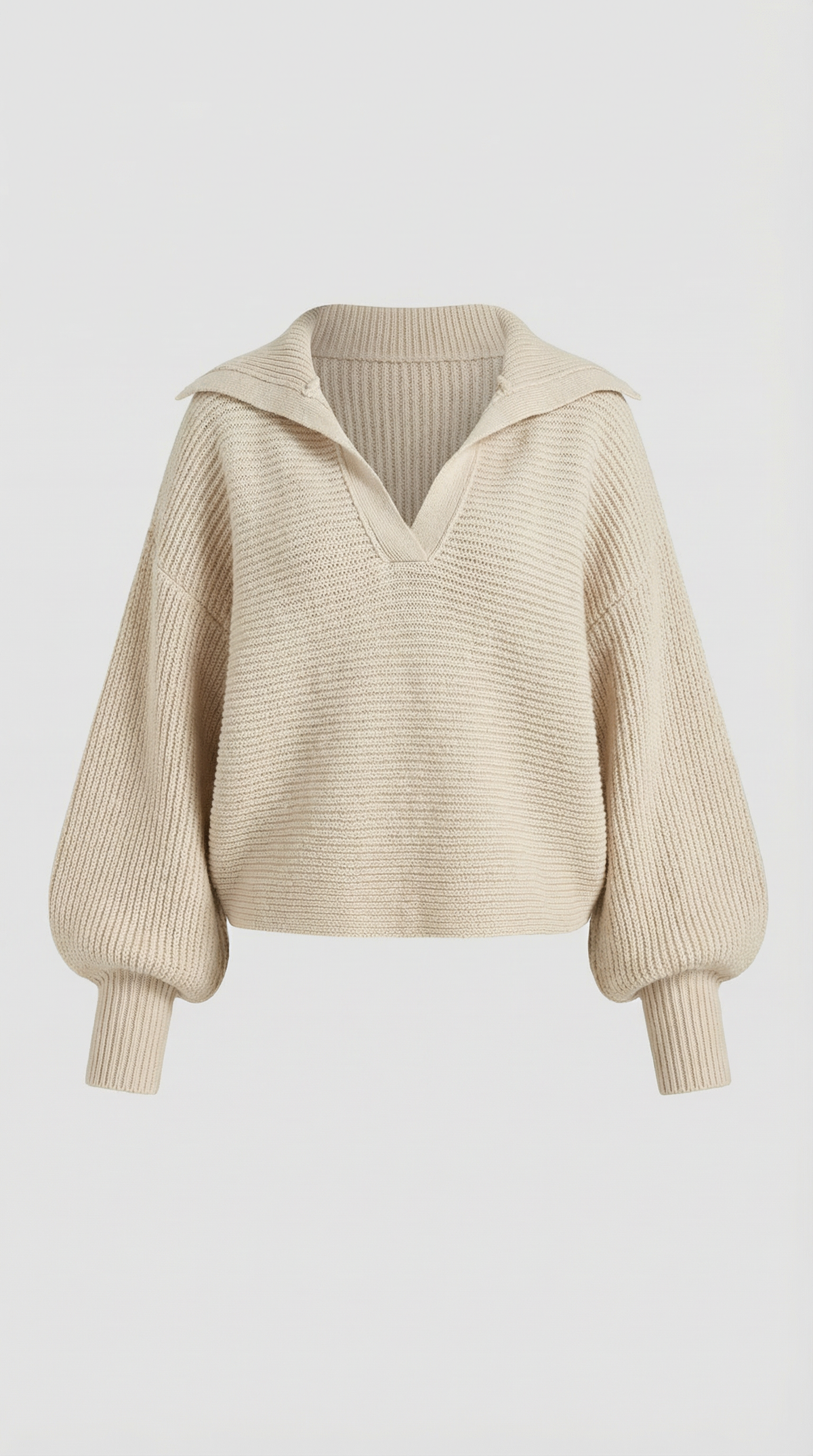 AMARA | JERSEY DE PUNTO GRUESO CON CUELLO ALTO