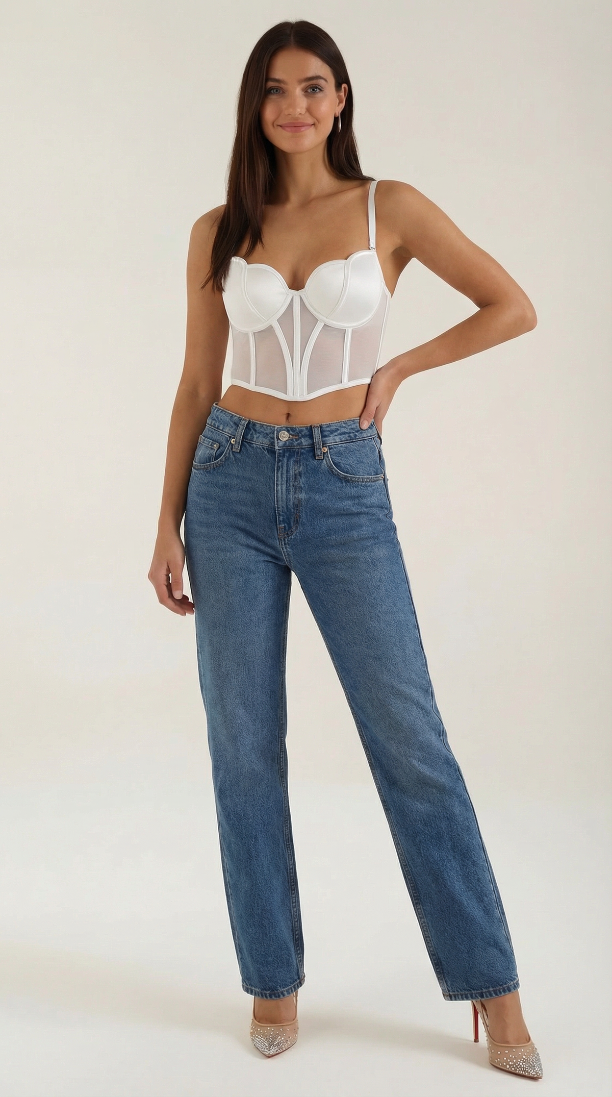 ISABELLA | TOP CORTO TIPO CORSET